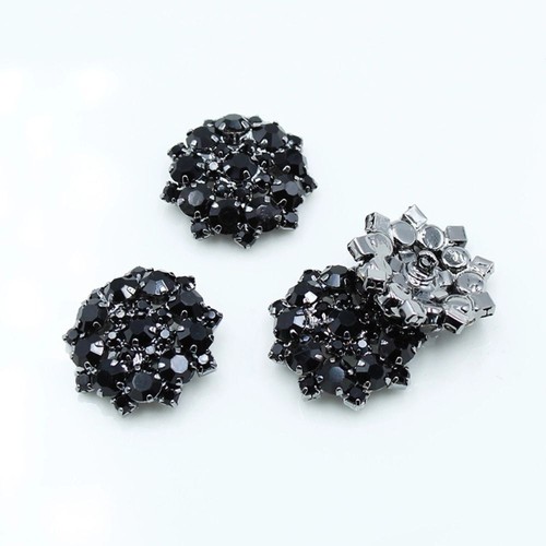 5pcs 22mm Clothes Sewing Buttons Decorative Trim Stones Party Clothing Charm - Picture 4 of 6