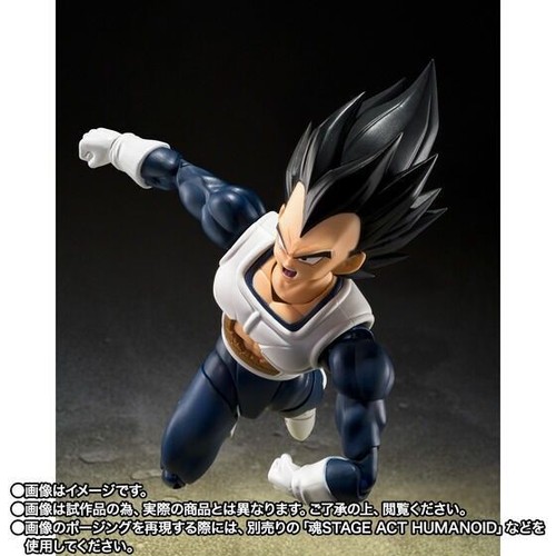 Figura Ropa de Batalla Estilo Antiguo S.H.Figuarts Vegeta Nueva Japón Auténtica - Imagen 9 de 10