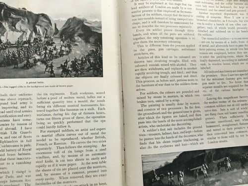 Toy Tin Britains Lead soldiers History Rare Old Antique Article 1898 Duprien - Picture 3 of 3