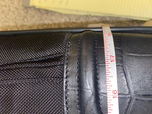 TUMI Georgetown Black Ballistic Nylon 2 wheel Carry On Under Seat Business Case - Picture 9 of 11