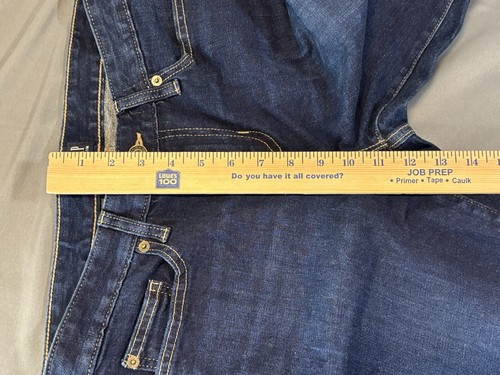 Gap Pants Womens Sz 29 Straight Jeans Comfort Stretch Denim High Rise Dark Wash - Picture 4 of 16