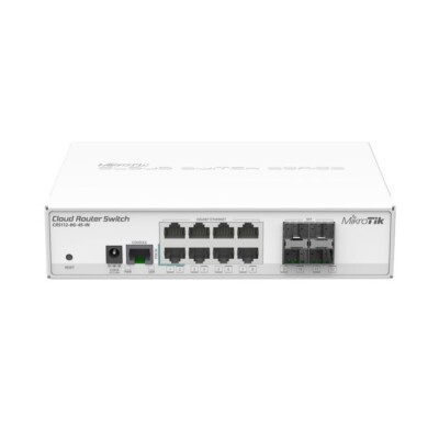 MIKROTIK CRS112-8G-4S-IN Cloud Router Switch 8xGbit LAN 4xSFP Käfige RouterOS L5
