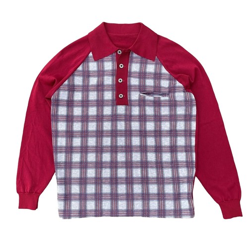 Fieldmaster Long Sleeve Shirt -- Wool Red Used | eBay