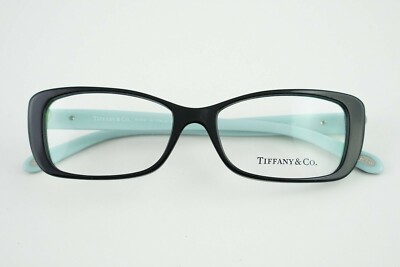Tiffany & Co. Black Blue Eyeglasses TF 2090-H 8001 52-16 140 Heart