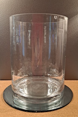 Mirror And Vase Set Decor With Stones 8" Tall Candle Display - 第 7/9 張圖片