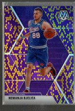 2019-20 Mosaic Mosaic Purple Gold Snakeskin #50 Nemanja Bjelica /20