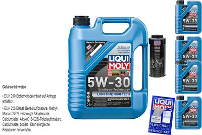 9L Liqui Moly Longtime High Tech 5W-30 Motoröl MotorProtect Öl-Additiv