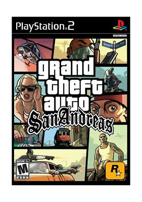 Mature Video Game Grand Theft Auto San Andreas - PlayStation 2