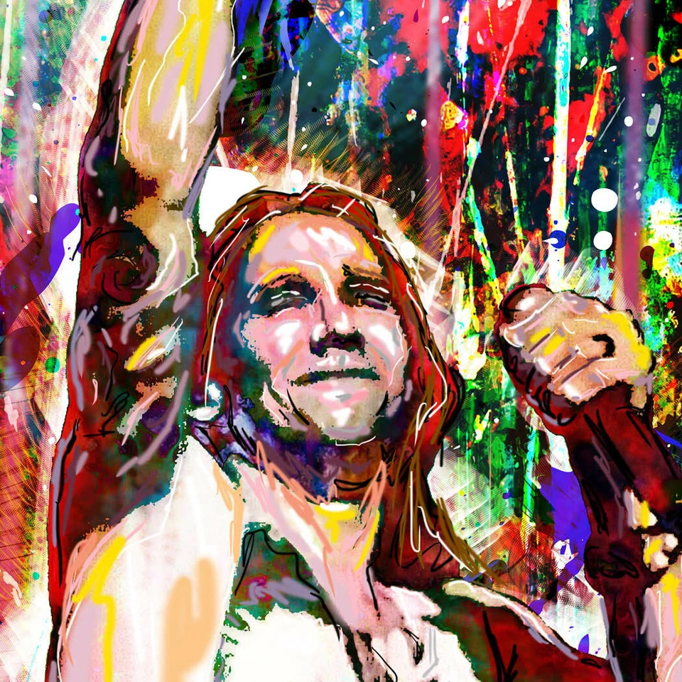 Myles Kennedy Art Print, Alterbridge Canvas, Rock Poster - Image 2 of 4