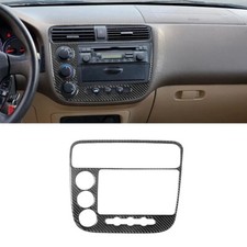 For Honda Civic 2003-2005 Carbon Fiber Interior Central Console Cover Trim For Honda Civic 2003-2005 Carbon Fiber Interior Central Console Cover Trim