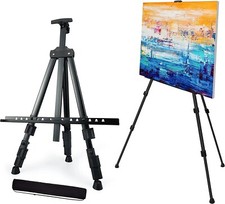 Redy 66" Sturdy black Aluminum Tripod Artist Field and Easel Stand Pack of2 