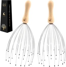 28 Finger Head Scratcher, Head Massager, Scalp Massager, Head Whisk Massager ...