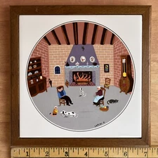 Villeroy & Boch Design Naif Wood-Frame Tile Trivet BY THE FIRESIDE 5 Home Hearth