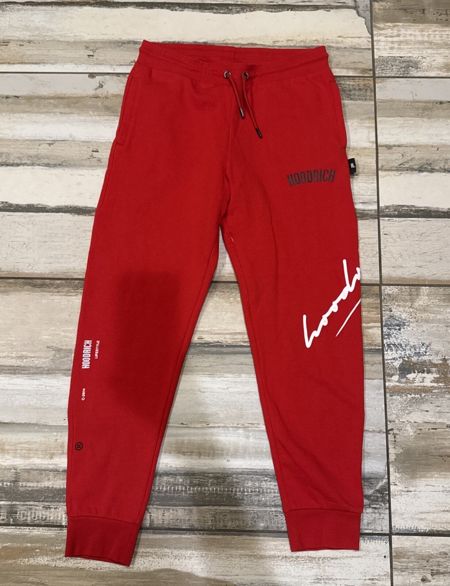 Hoodrich Red Sweatpants Men's Large
