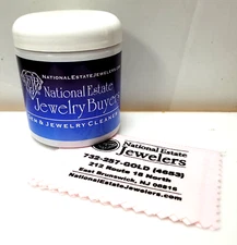 NEJB Gem & Jewelry Cleaner Solution and Jewelry Care Cloth
