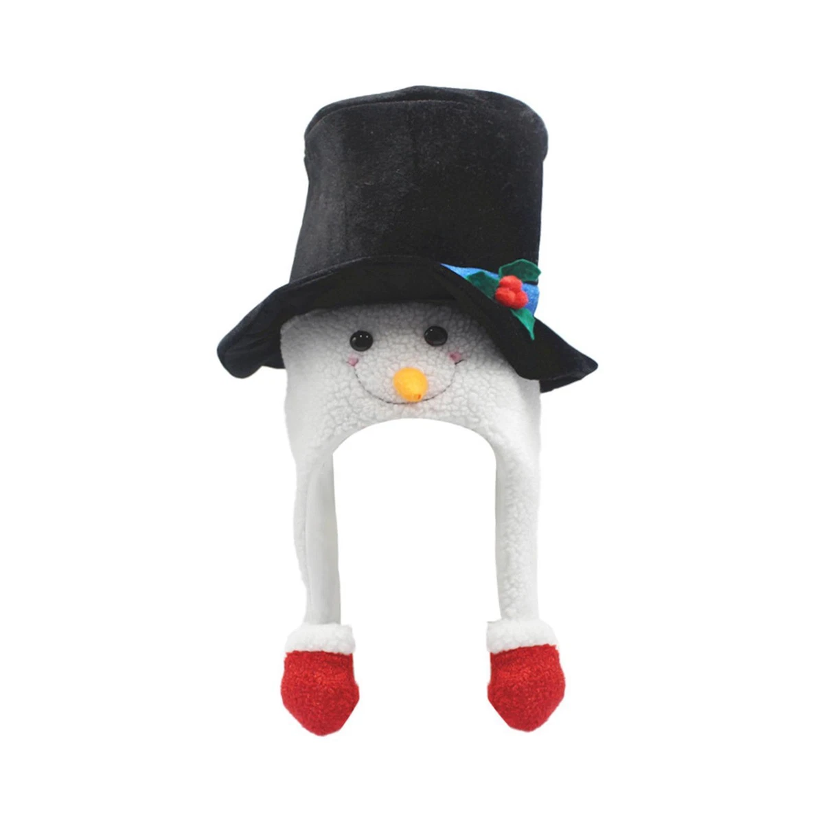 Snowman Top Hat Funny Adult Party Hat for Festival Xmas Stage Performance |  eBay