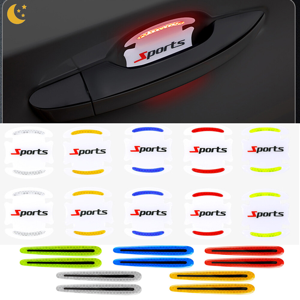 8PCS Car Door Handle Protectors Anti-Collision Scratch-Resistant Strips
