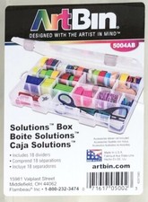 ArtBin 5004AB Large Solutions Storage Box with Dividers, Art Craft Organizer