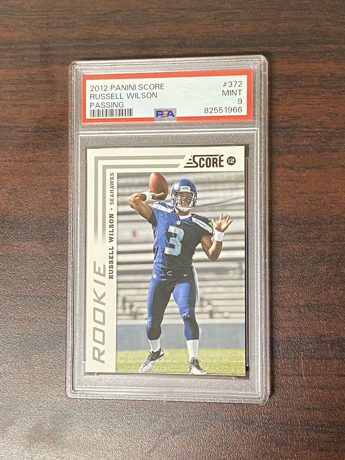 2012 score russell wilson Psa 9