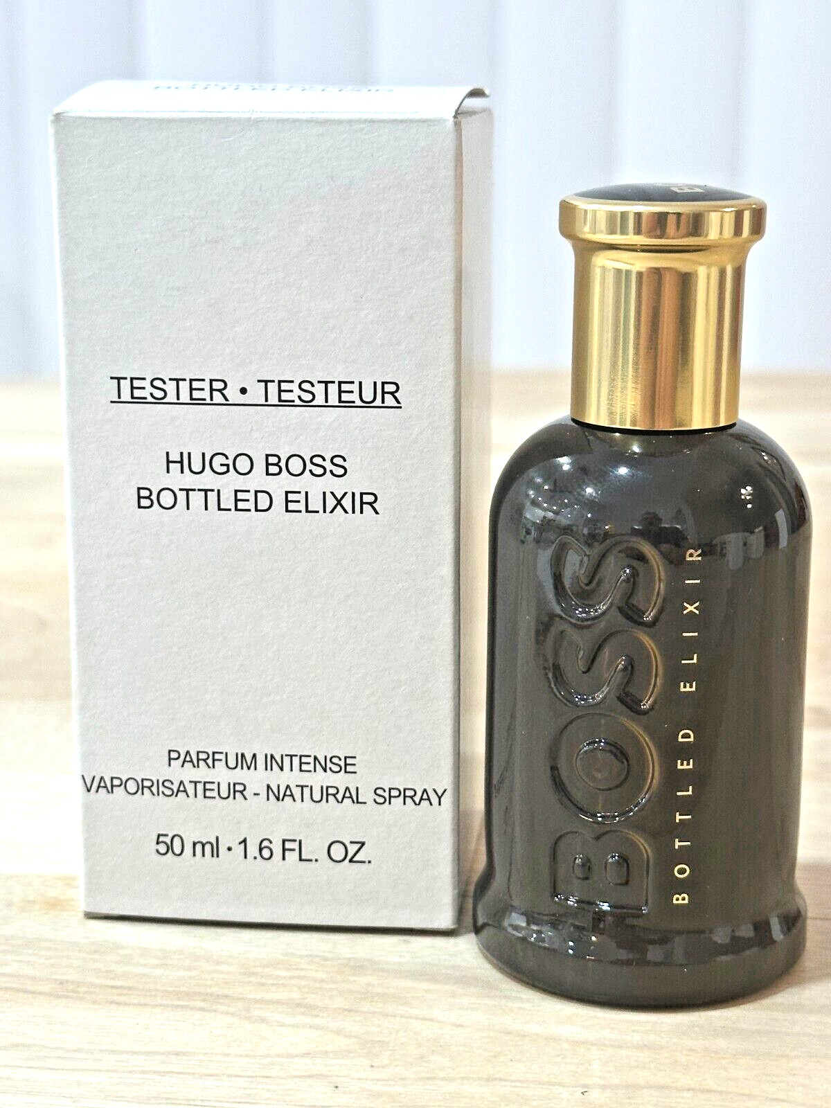 Hugo Boss Bottled Elixir parfum INTENSE Spray OZ 50 ML tester