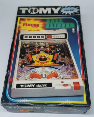 Tomy electric Pinngg Ball Flipper 9213 Vintage 80er Spielzeug Pinball Verpackung