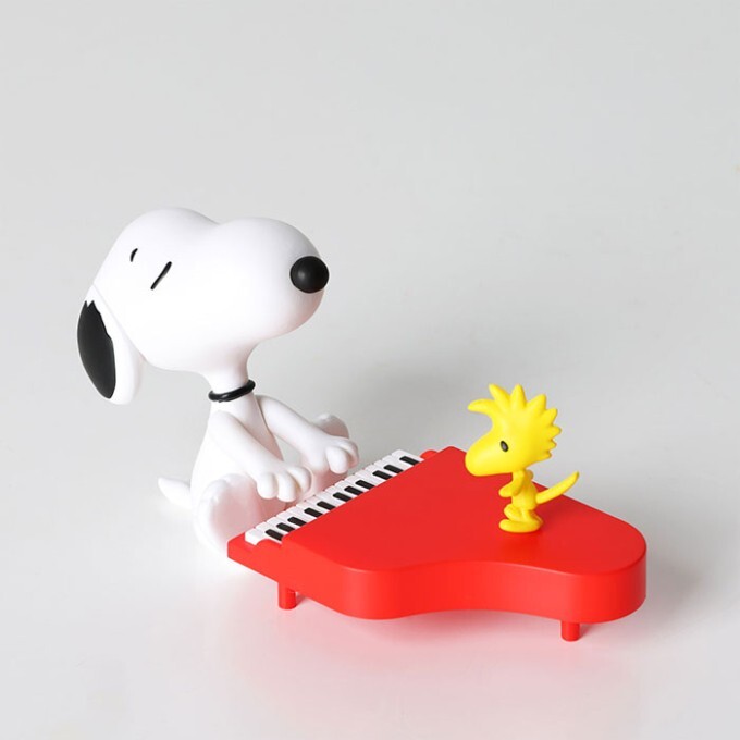 Medicom Toy UDF Peanuts Series 13 PIANIST SNOOPY Figure Authentic