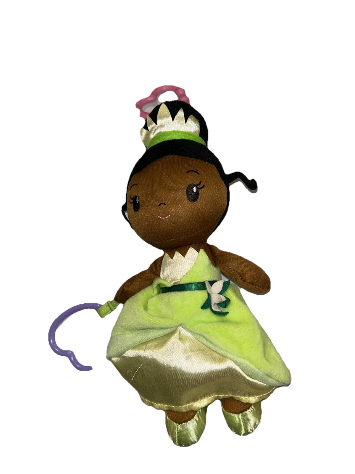 Princess Doll Rattle Disney Baby Tiana 11” Plush Princess Doll Interactive Toy Rattle | eBay