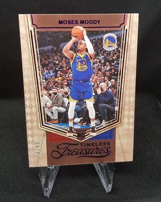 Panini Chronicles 2021-22 - Moses Moody - Rookie Timeless Treasures Purple /49