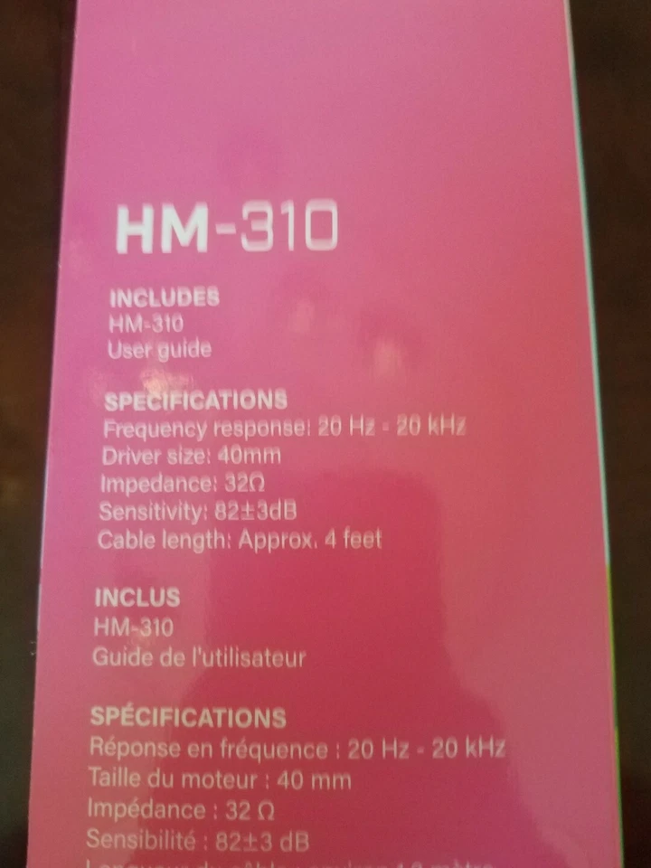 Auriculares iSound HM-310 para niños rosa DG-DGHP-5538 Foto 3 de 4