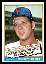 1976 Topps Traded Baseball #385T Mickey Lolich NM/MT