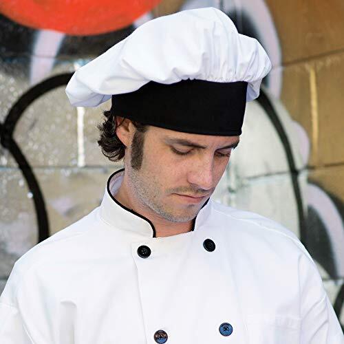 Unisex Poplin Chef Hat One Size Black - Imagen 5 de 5