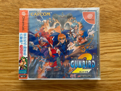 Brandneu Zustand Gunbird 2 JPN Sega Dreamcast DC Factory Sealed! Gun Bird 2