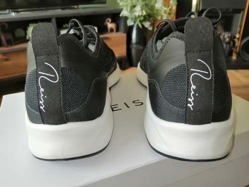 Reiss Adison Fly knit Runner, black, New Size 10 - Picture 5 of 10