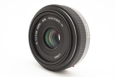 Panasonic LUMIX G 20mm f/1.7 ASPH. Lens H-H020 [Exc+++] w