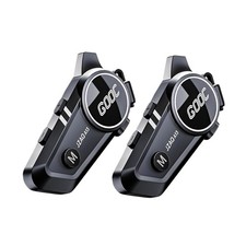Motorcycle Helmet Bluetooth Headset Helmet Bluetooth Intercom 2 Riders Noise ...