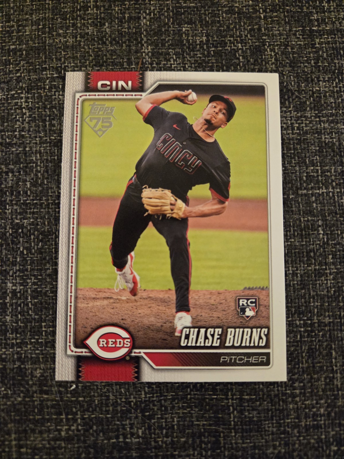 2026 Topps Series 1 #312 Chase Burns RC Reds