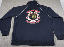 Rod Stewart One Rockin' Night Tour Zip Jacket Track Top Black XL Band Concert