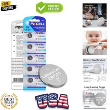 CR1225 3V Lithium Battery CR 1225 3V Button Batteries for Thermometer 5- Shel...