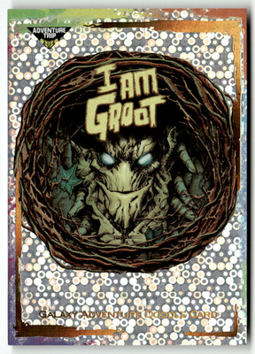 Marvel Finding Unicorn Guardians of the Galaxy 2024 No. CA25 Groot Doodle Card