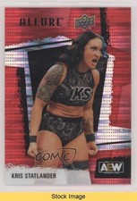 2022 Upper Deck Allure AEW Red Rainbow Kris Statlander #53 READ d9r