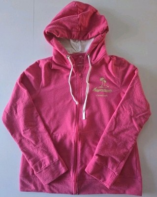  Margaritaville Cancun Women's L Pink Sewn On Chill In Paradise Full Zip Hoodie