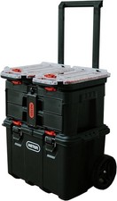 Keter Stack N Rolling Tool Box Modular Storag...