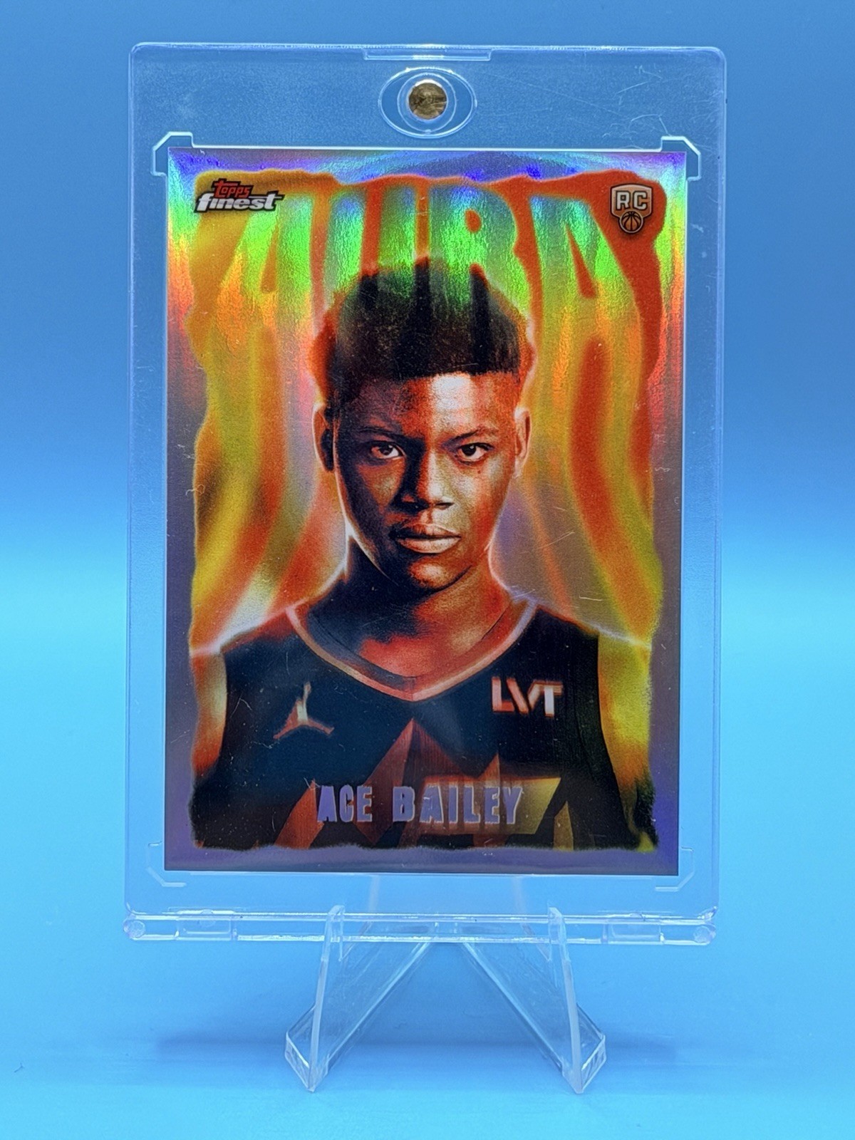 Ace Bailey - 2025-26 Topps Finest Aura SSP RC #AU-20 - Utah Jazz