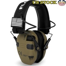 Electronic Earmuffs Sound Amplification Hearing Protection NRR23 Noise Reduction