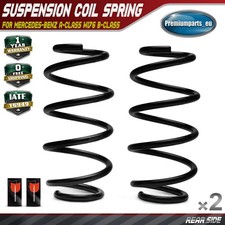 2x Rear Suspension Coil Springs for Mercedes-Benz A-Class W176 CLA C117 B-Class