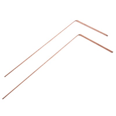 Copper Wunching Rod, Pure Copper, 2 Piece Wunching Rods - for fortune telling V2668