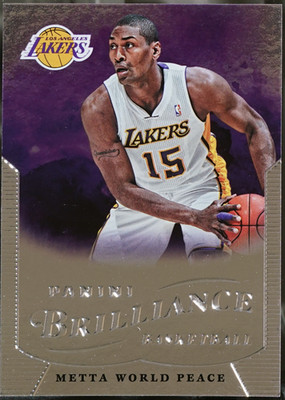 2012-13 Panini Brilliance #99 Metta World Peace Basketball EX