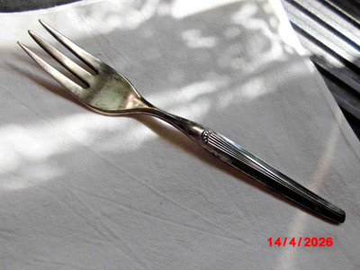 1 Kuchengabel, WMF 90 versilbert,  16 cm