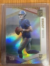 2019 Panini Donruss Elite Daniel Jones Rookie Card RC #110 /699 New York Giants