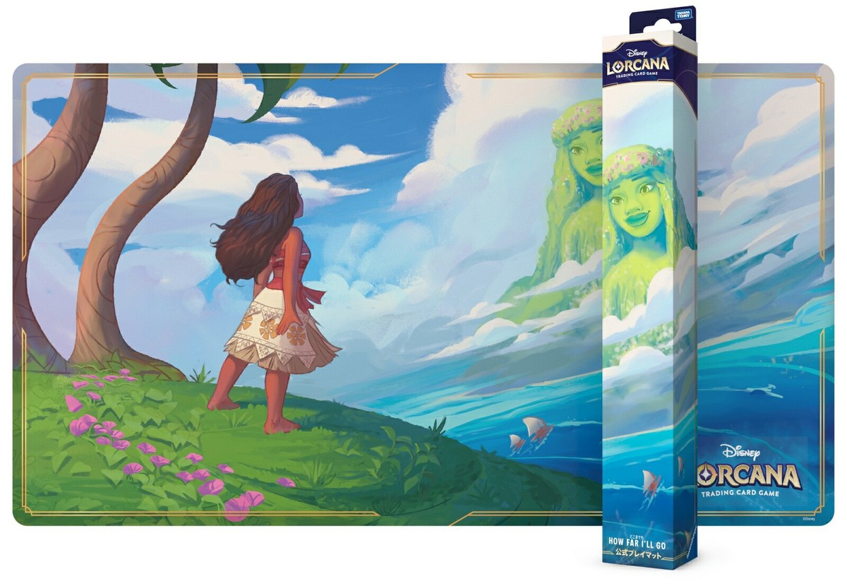 Disney Lorcana Trading Card Game Japanese Playmat How Far I'll go